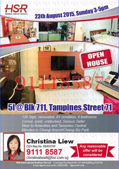 Blk 711 Tampines Street 71 (Tampines), HDB 5 Rooms #76863972